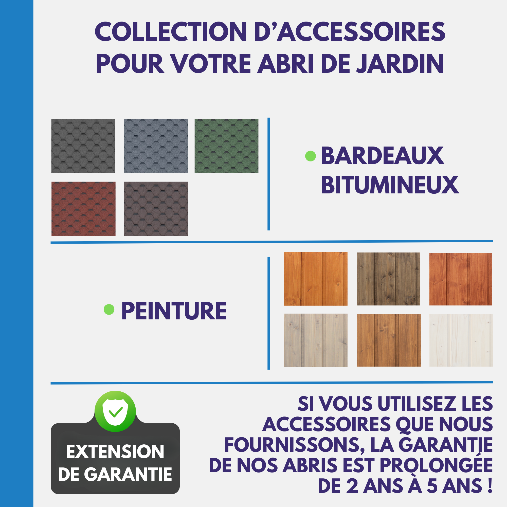 Timbela - Abri de Jardin en Bois Naturel H244x218x416 cm / 8 m² avec paroi latérale et fenêtres - 17 mm d’épaisseur - Timbela M340A - Imagen 9