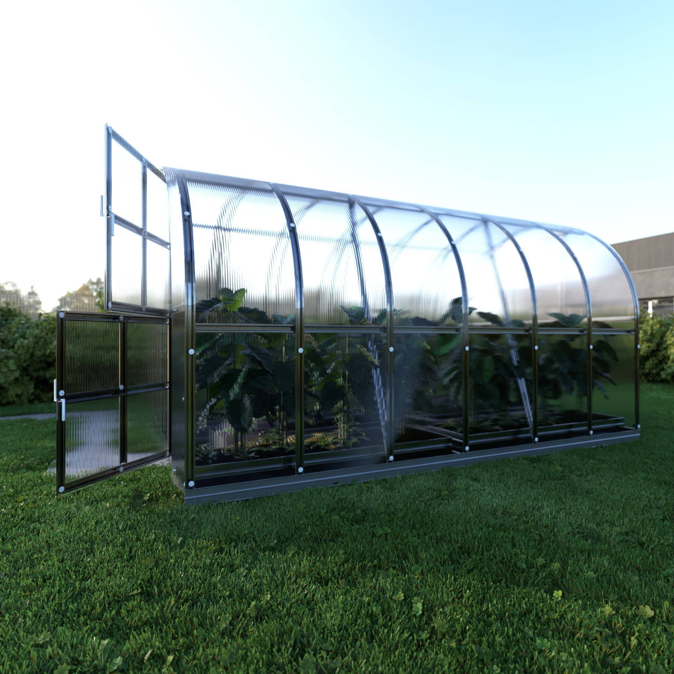 KLASIKA GREENHOUSES - Serre KLASIKA ARCH 3 x 2 m (6 m²), 4 mm avec revêtement en polycarbonate - Image 3