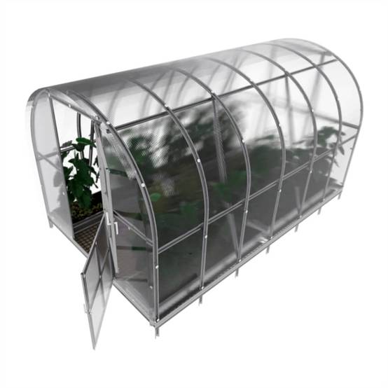 KLASIKA GREENHOUSES - Serre KLASIKA ARCH 3 x 2 m (6 m²), 4 mm avec revêtement en polycarbonate - Image 6