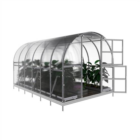 KLASIKA GREENHOUSES - Serre KLASIKA ARCH 3 x 2 m (6 m²), 4 mm avec revêtement en polycarbonate - Image 4