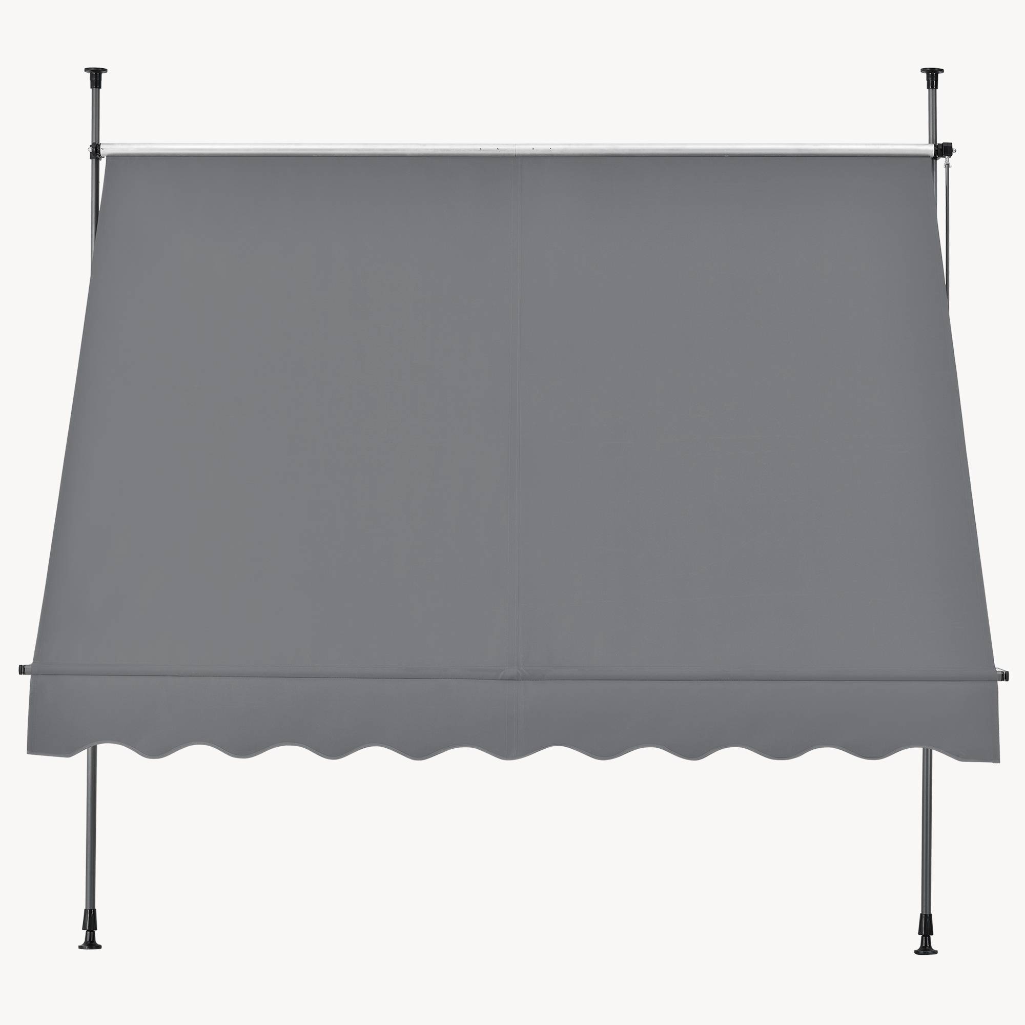 Pro.Tec - Store Banne Téléscopique Acier Polyester 150 x 120 x 220-309 cm Bleu Foncé [pro.tec] - Imagen 8
