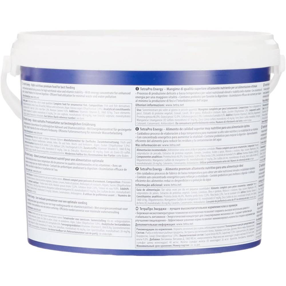 Tetra - Aliment complet poisson d'ornement premium Energy Multi-Crisps seau 2,100 kg - Imagen 2