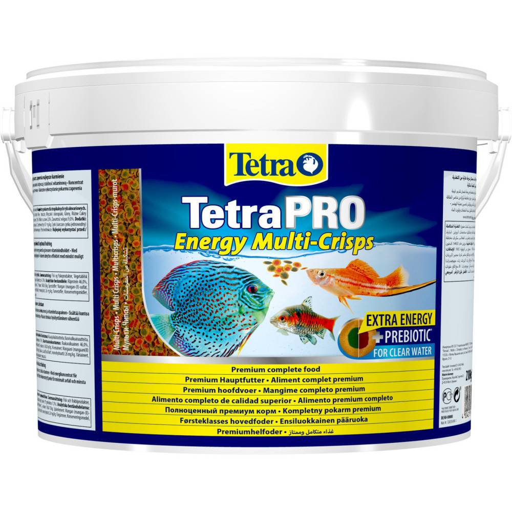 Tetra - Aliment complet poisson d'ornement premium Energy Multi-Crisps seau 2,100 kg - Imagen 1