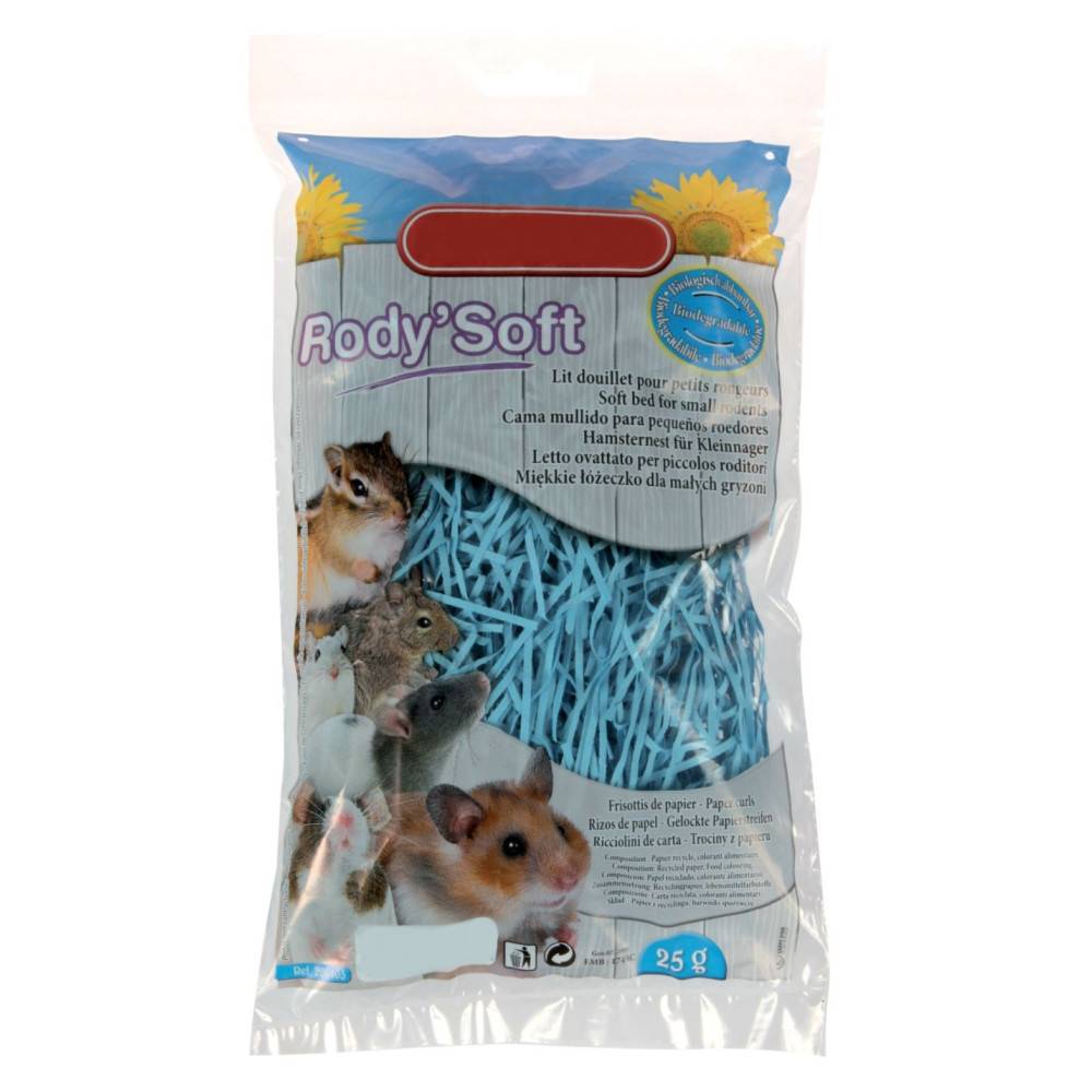 Lit douillet pour hamster, fibre papier, sachet de 25 gr, couleur aléatoire - Image 1