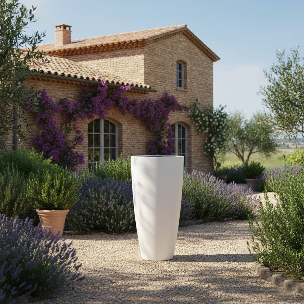 Pot de fleurs conique 200l delight - plast'up rotomoulage - Image 2