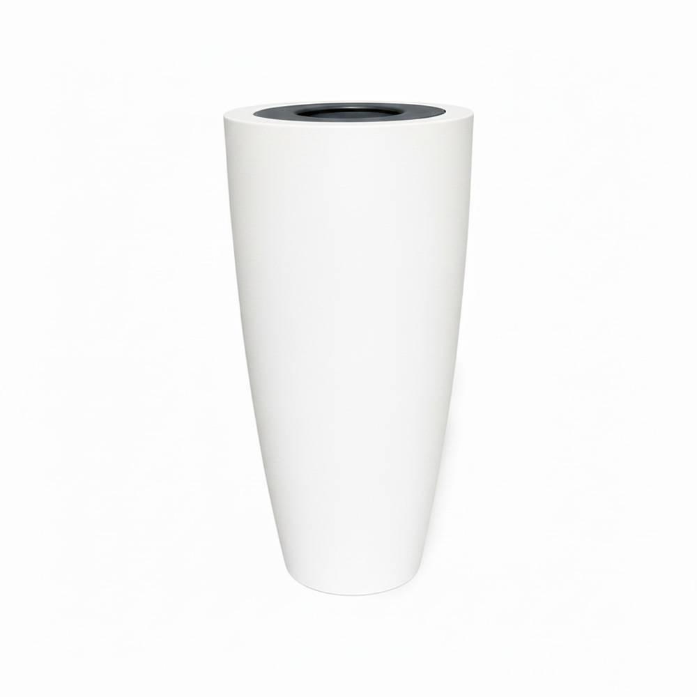Pot de fleurs conique 200l delight - plast'up rotomoulage - Image 1