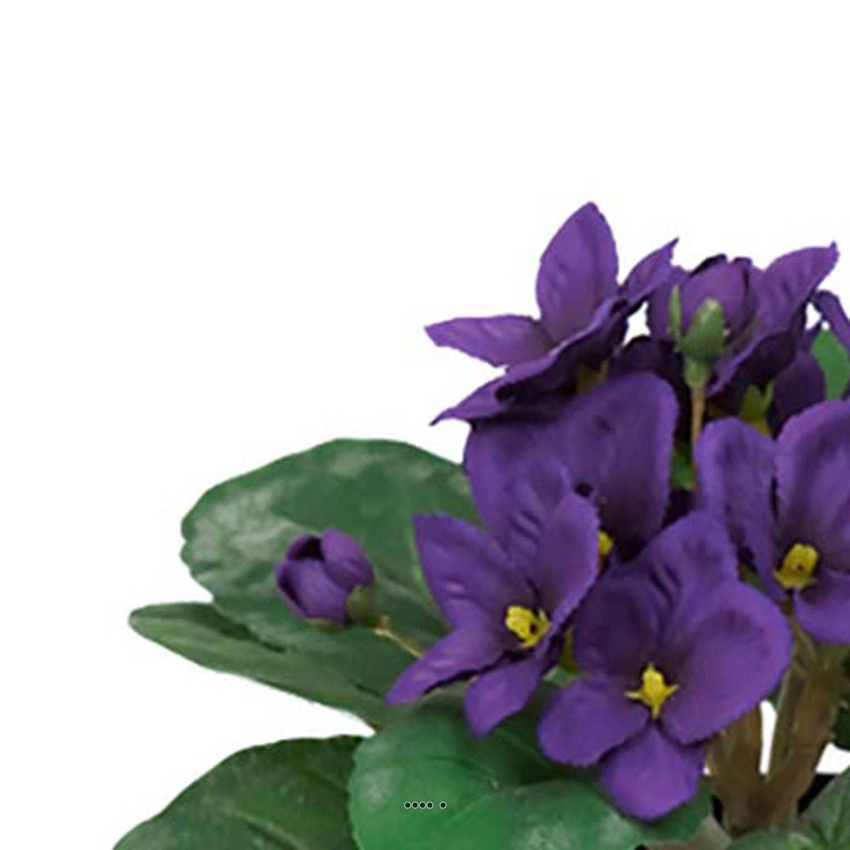Artificielles - Saint Paulia artificiel en pot H 16 cm très fleuri Pourpre - couleur: Pourpre - Imagen 3