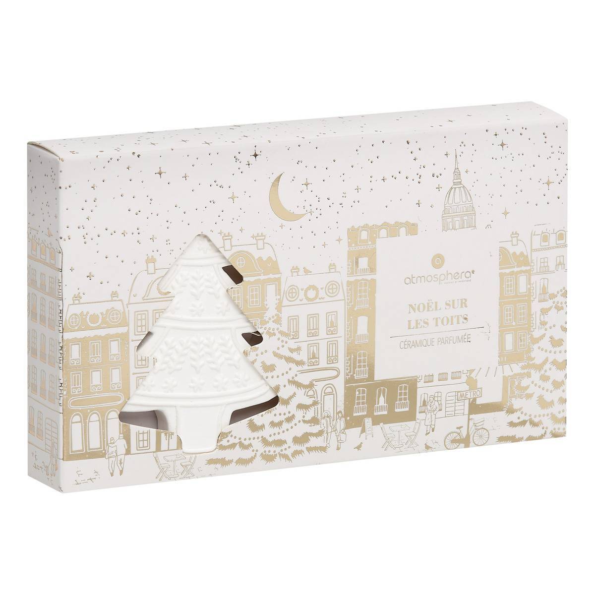 Atmosphera - Bougie parfumée en céramique Hiver à Paris - Atmosphera Créateur d'intérieur - Image 3