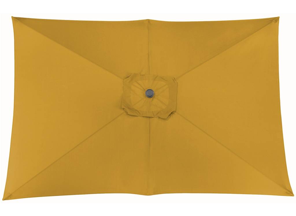 Proloisirs - Toile Parasol Mat Droit 3x2 par 6 Polyester 200gr SD - Curry PROLOISIRS