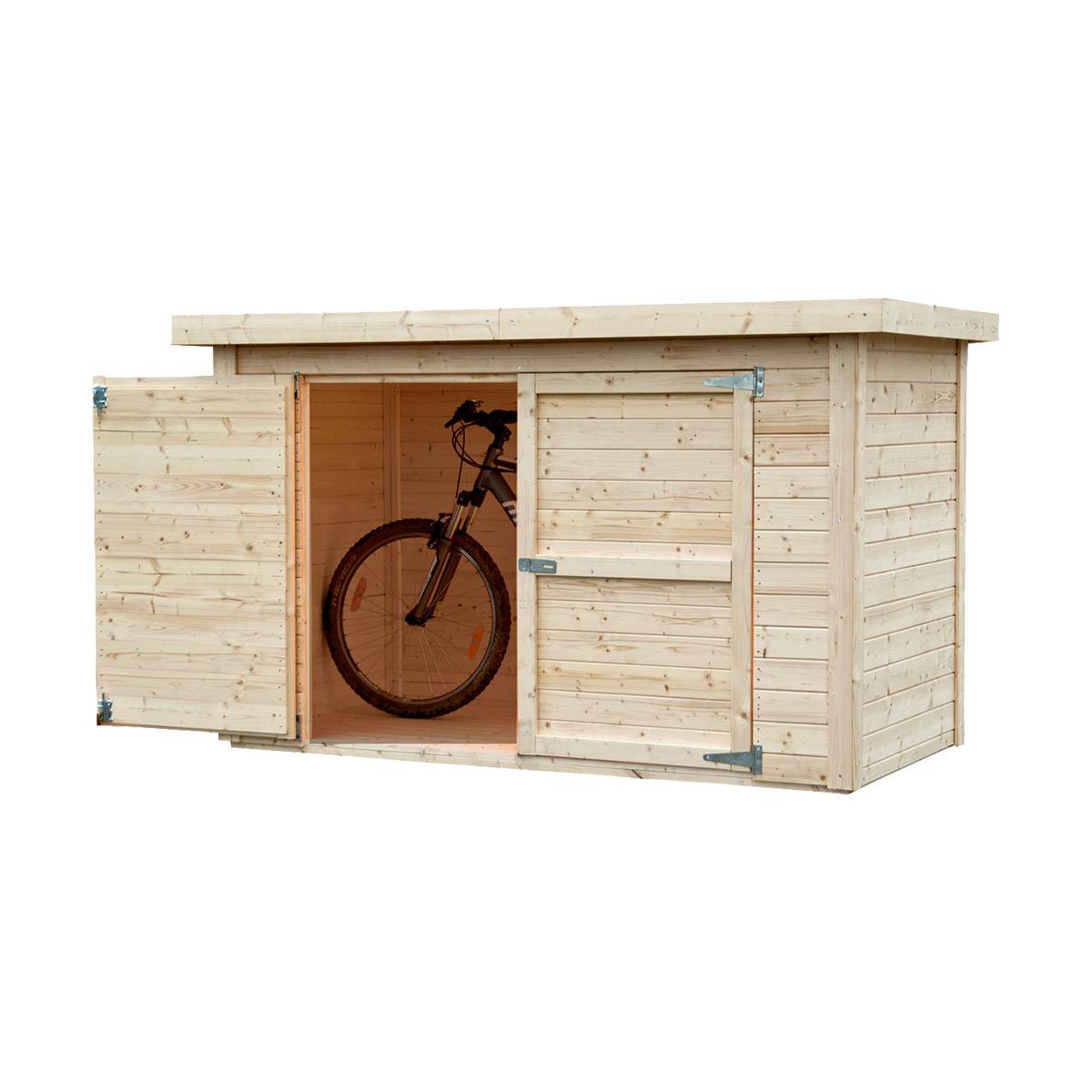 Abri à vélos en bois 2,10 m² - Bertilo - Cémonjardin - Imagen 2