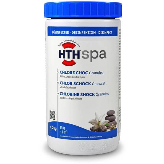 Chlore choc hth Spa granulés - 1,2 kg - 1,2 kg - Imagen 3