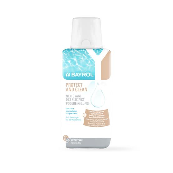 Nettoyant 2 en 1 ligne d'eau Protect & Clean Bayrol - 350 ml -