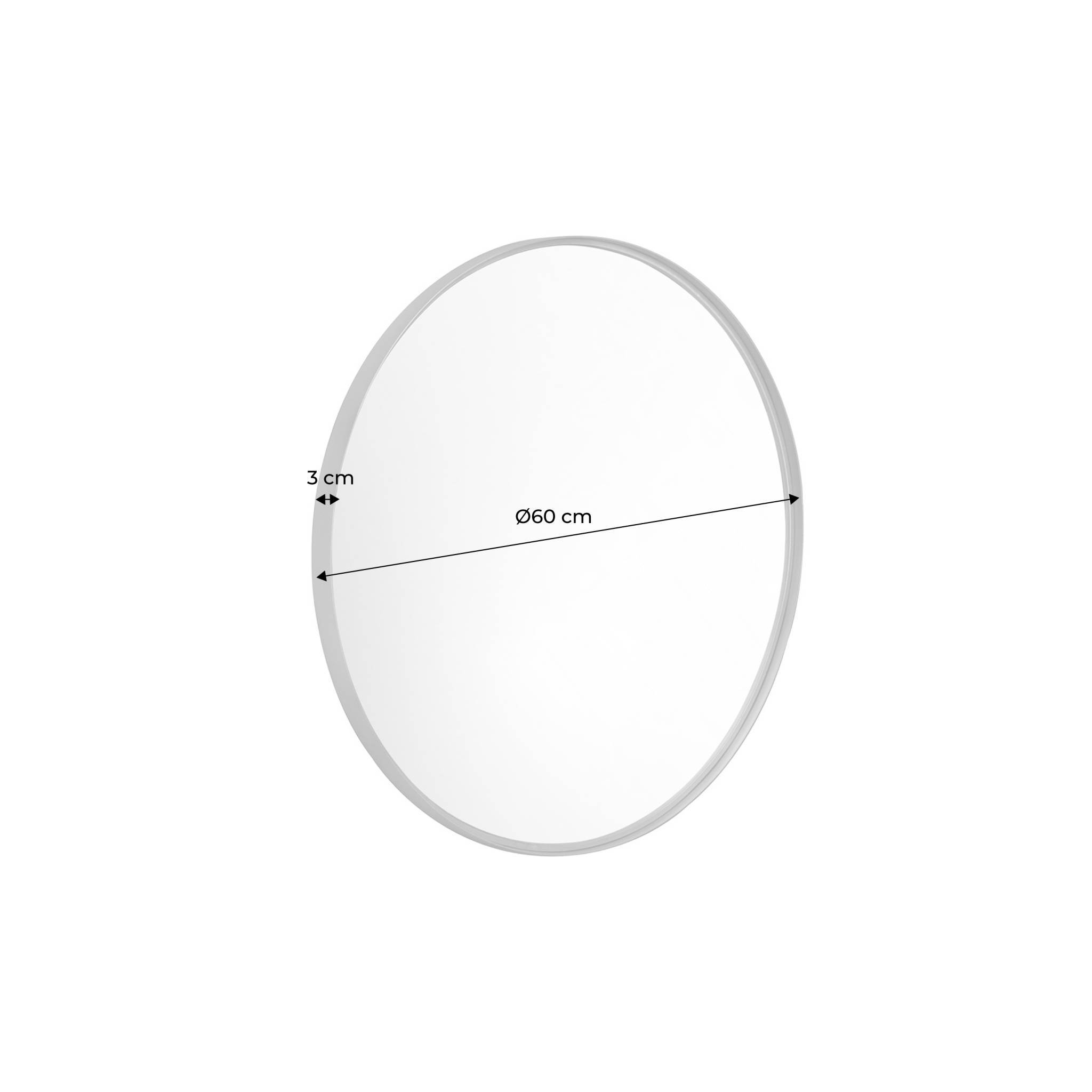 sweeek - Miroir rond en métal Ø60cm MABEL. noir | sweeek - Image 4