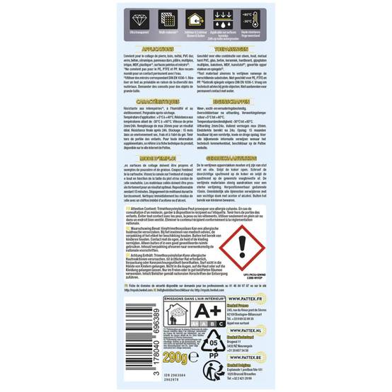 Pattex - Fixation PL PREMIUM crystal transparent 290gr - PATTEX - 1957323 - Image 4