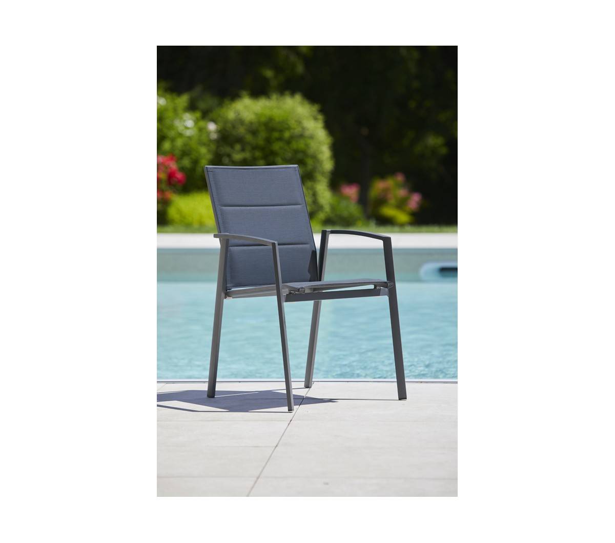 8 places - SACRAMENTINEA en Aluminium - Ensemble table et chaises de jardin - Imagen 3