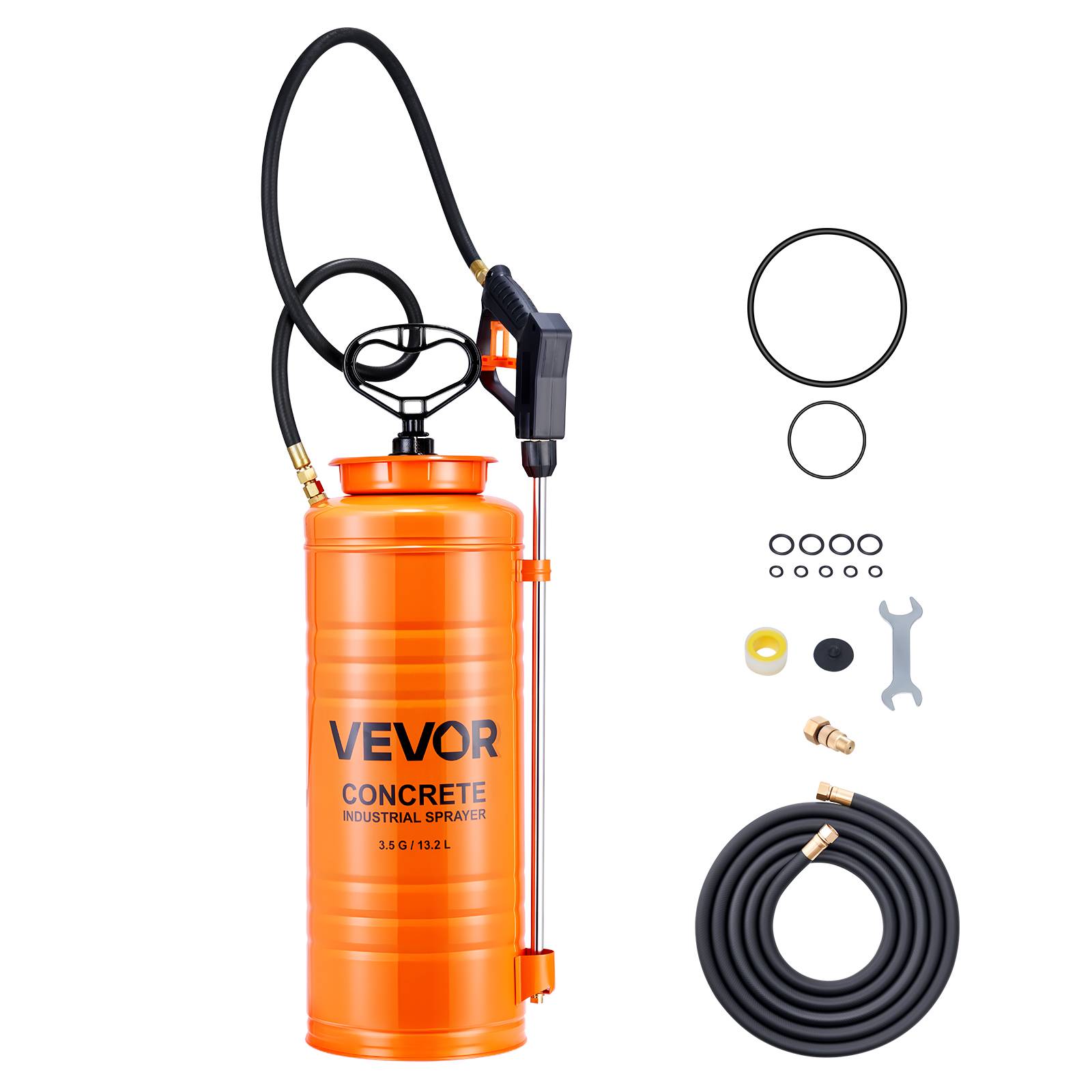 Vevor - VEVOR Pulvérisateur Acier Inoxydable Industriel Capacité Env. 13,2 L 25-60 PSI - Image 1