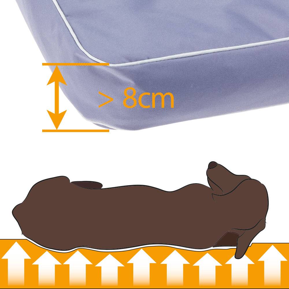 Ferplast - FERPLAST Panier Chien Chat - Coussin Orthopédique Chien - Lavable en Machine - Tapis Chien - Lit Chat Chien - Imperméable & Anti-Rayures - Rembourrage - Imagen 5