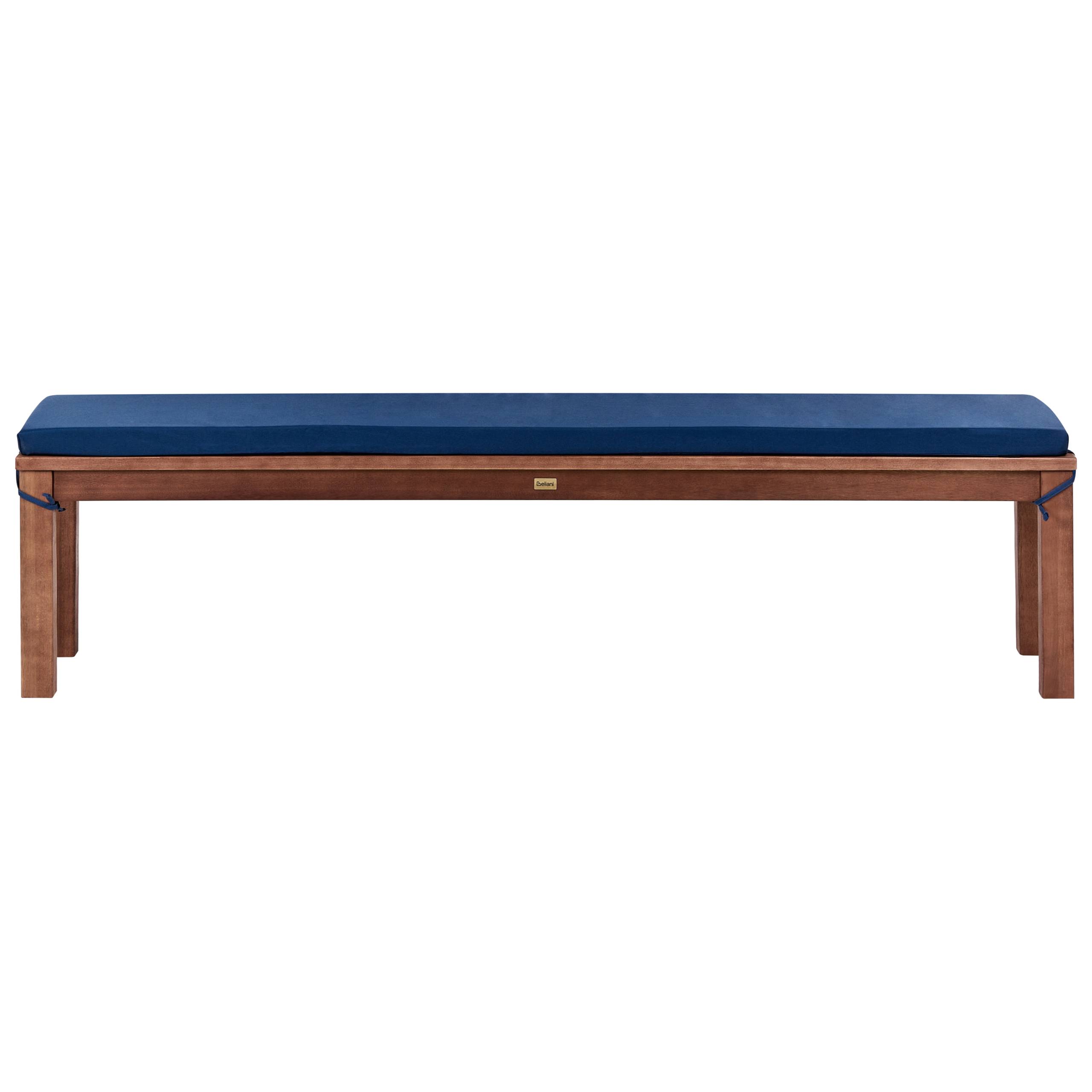 Beliani - Coussin d'assise d'extérieur Oléfine Bleu MONSANO - 168x35x5- Beliani - Image 4
