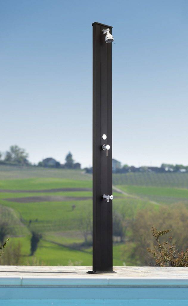 Douche solaire aluminium Spring S A220  ANTHRACITE by ARKEMA DESIGN - Imagen 2