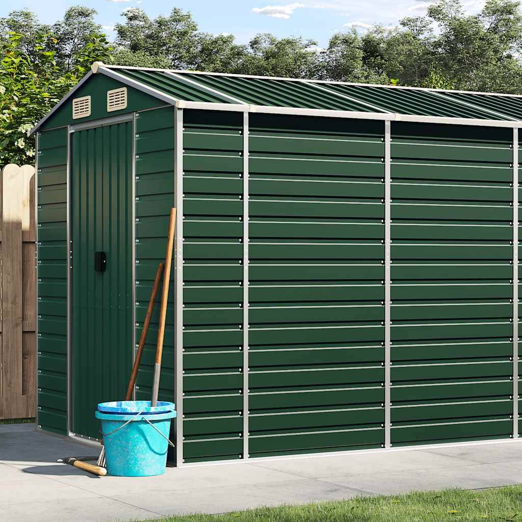 Vidaxl - Abri de jardin vert 191x640x198 cm acier galvanisé vidaXL 3188237