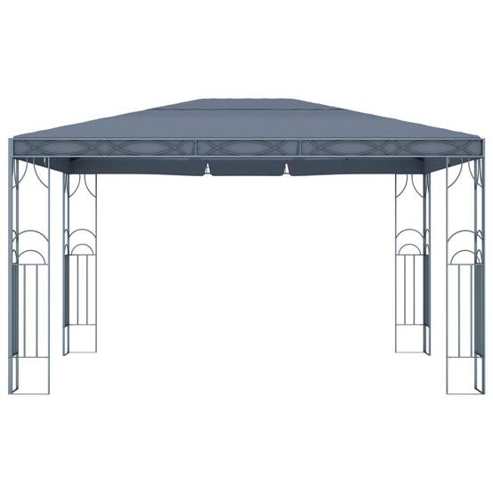 ComfortXL - Tonnelle de Jardin Acier Toile Imperméable PA Abri Solaire pour Terrasse Anthracite 4x3 m – ComfortXL Outdoor Living - Image 3