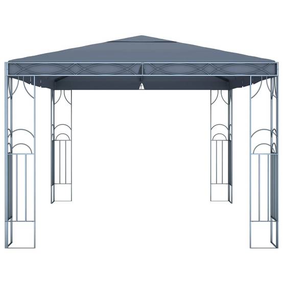 ComfortXL - Tonnelle de Jardin Acier Toile Imperméable PA Abri Solaire pour Terrasse Anthracite 4x3 m – ComfortXL Outdoor Living - Image 2