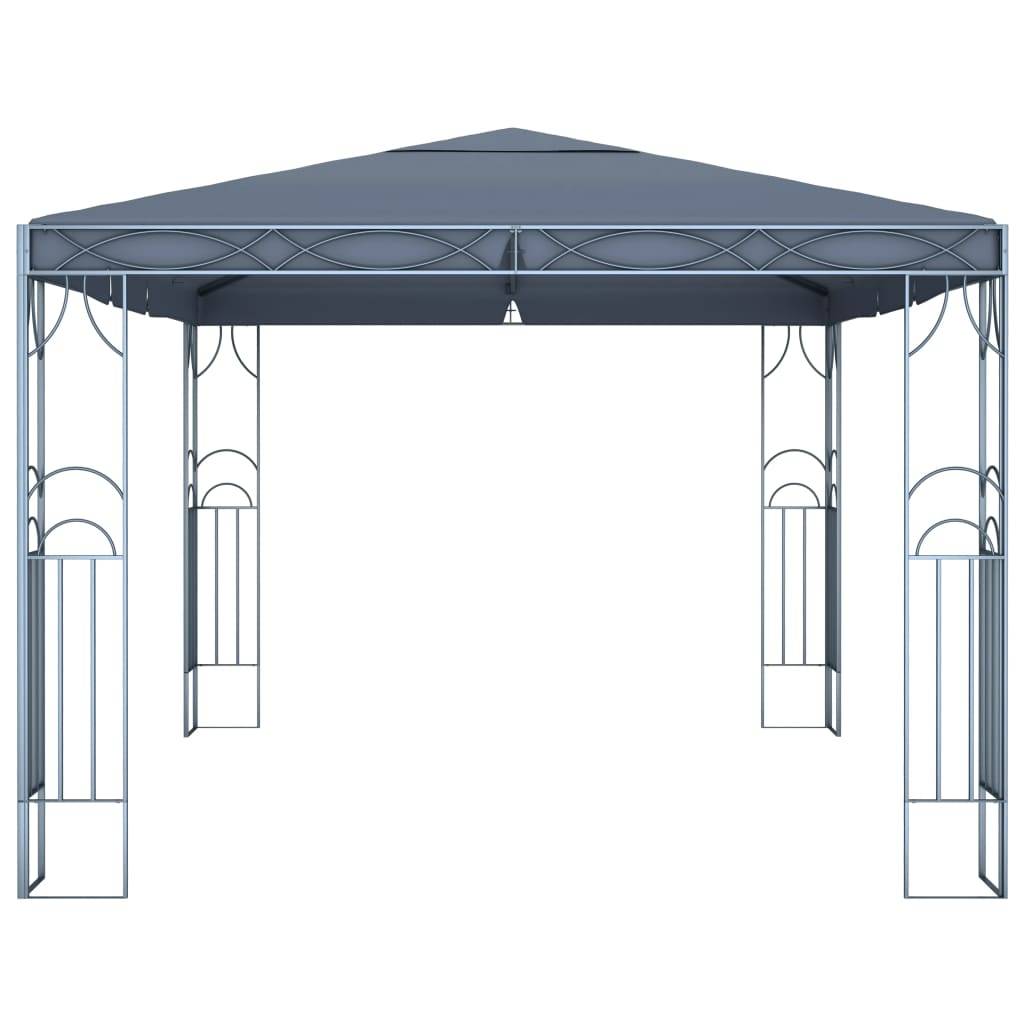 ComfortXL - Tonnelle de Jardin Acier Toile Imperméable PA Abri Solaire pour Terrasse Anthracite 4x3 m – ComfortXL Outdoor Living - Image 2