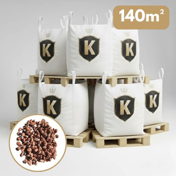 Galet marbre rose 15/25 mm – Pack 7 Big Bag +/- 1,5T – 140 m² - Image 1