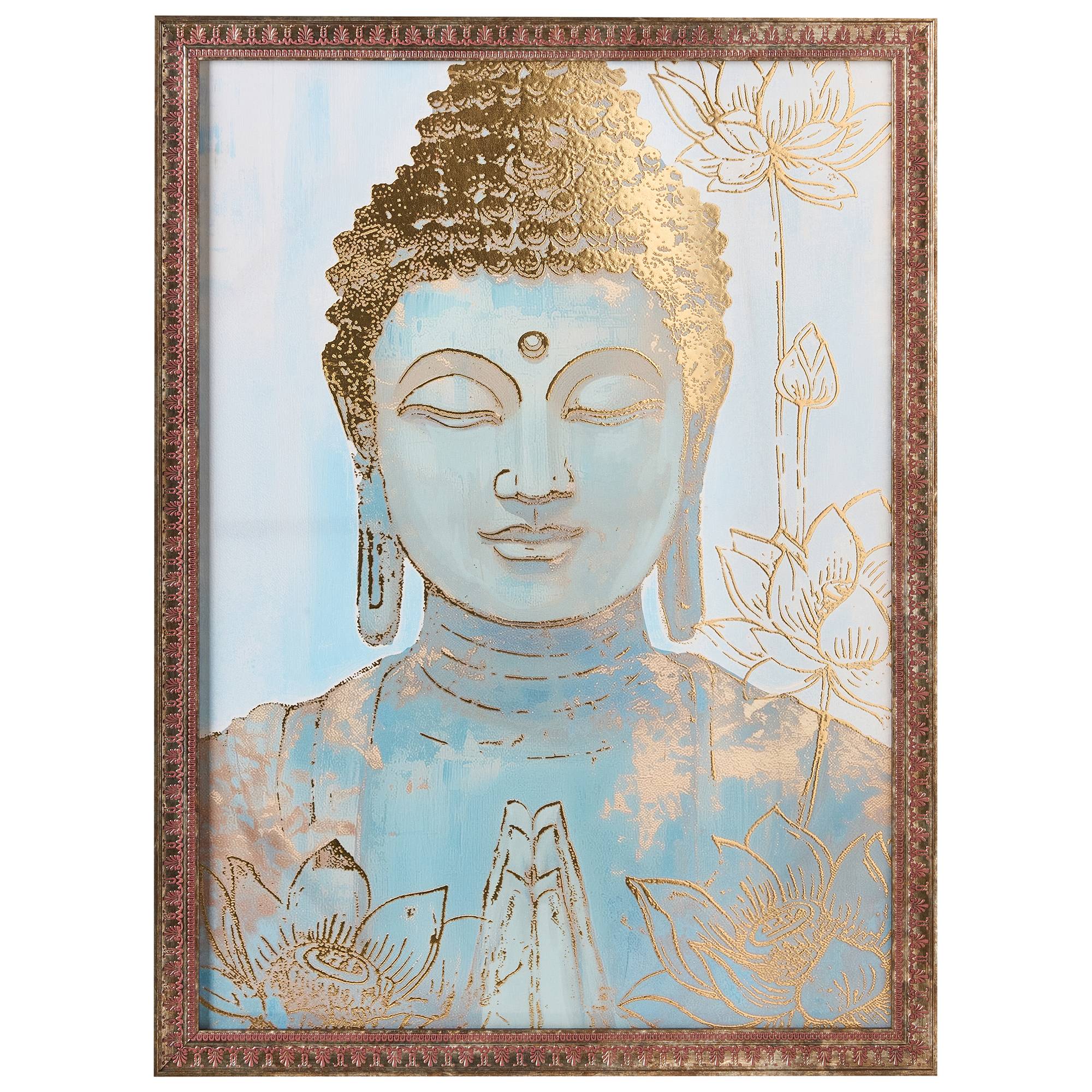 Beliani - Imprimé mural encadré Matière synthétique Doré MOVILLE - 55x3x75- Beliani - Image 2