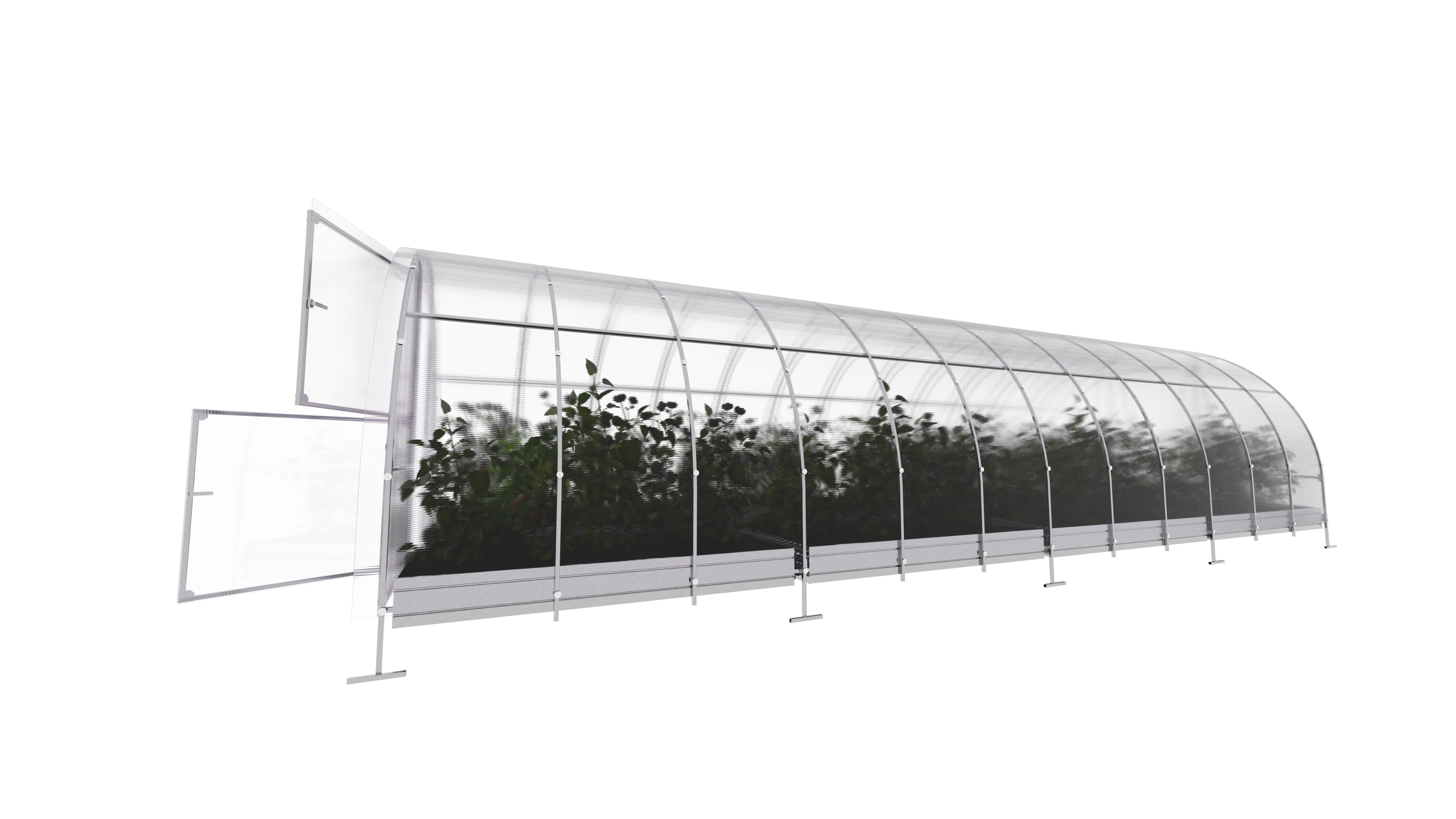 KLASIKA GREENHOUSES - Serre KLASIKA EASY 3 x 8 m (24 m²), 6 mm avec revêtement en polycarbonate - Image 4