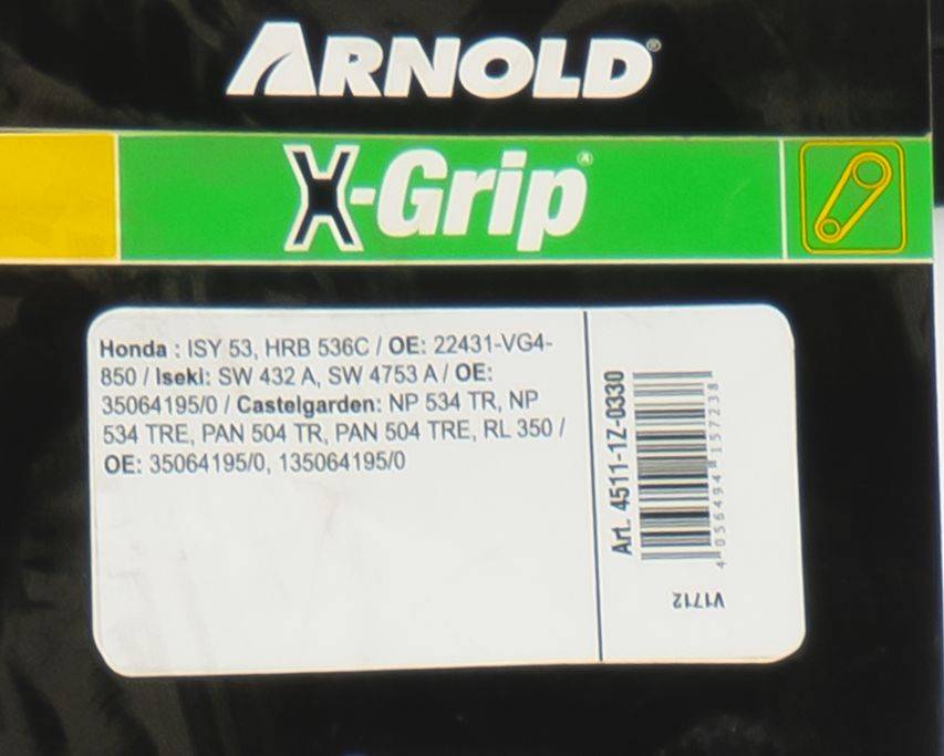 Arnold - Courroie trapézoïdale X-Grip V de type Z 33 Arnold - Imagen 3