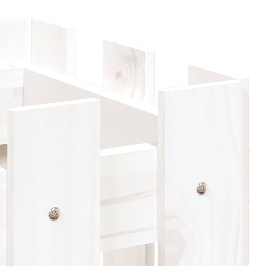 Prolenta Premium - Jardinière bois blanc 60 x 30 x 30 cm - Prolenta premium p319.7 - Image 7