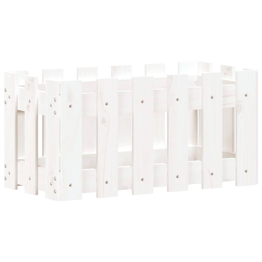 Prolenta Premium - Jardinière bois blanc 60 x 30 x 30 cm - Prolenta premium p319.7 - Image 1