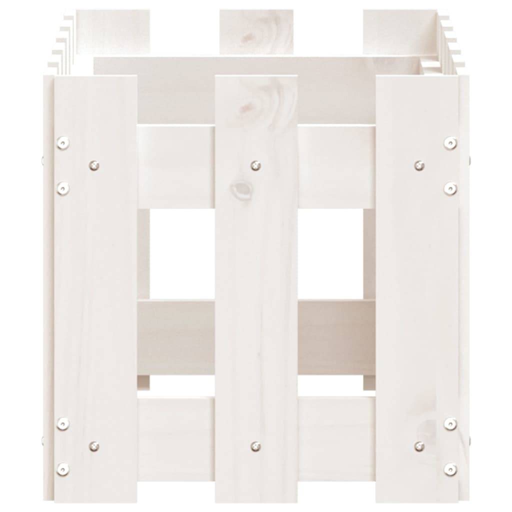 Prolenta Premium - Jardinière bois blanc 60 x 30 x 30 cm - Prolenta premium p319.7 - Image 6