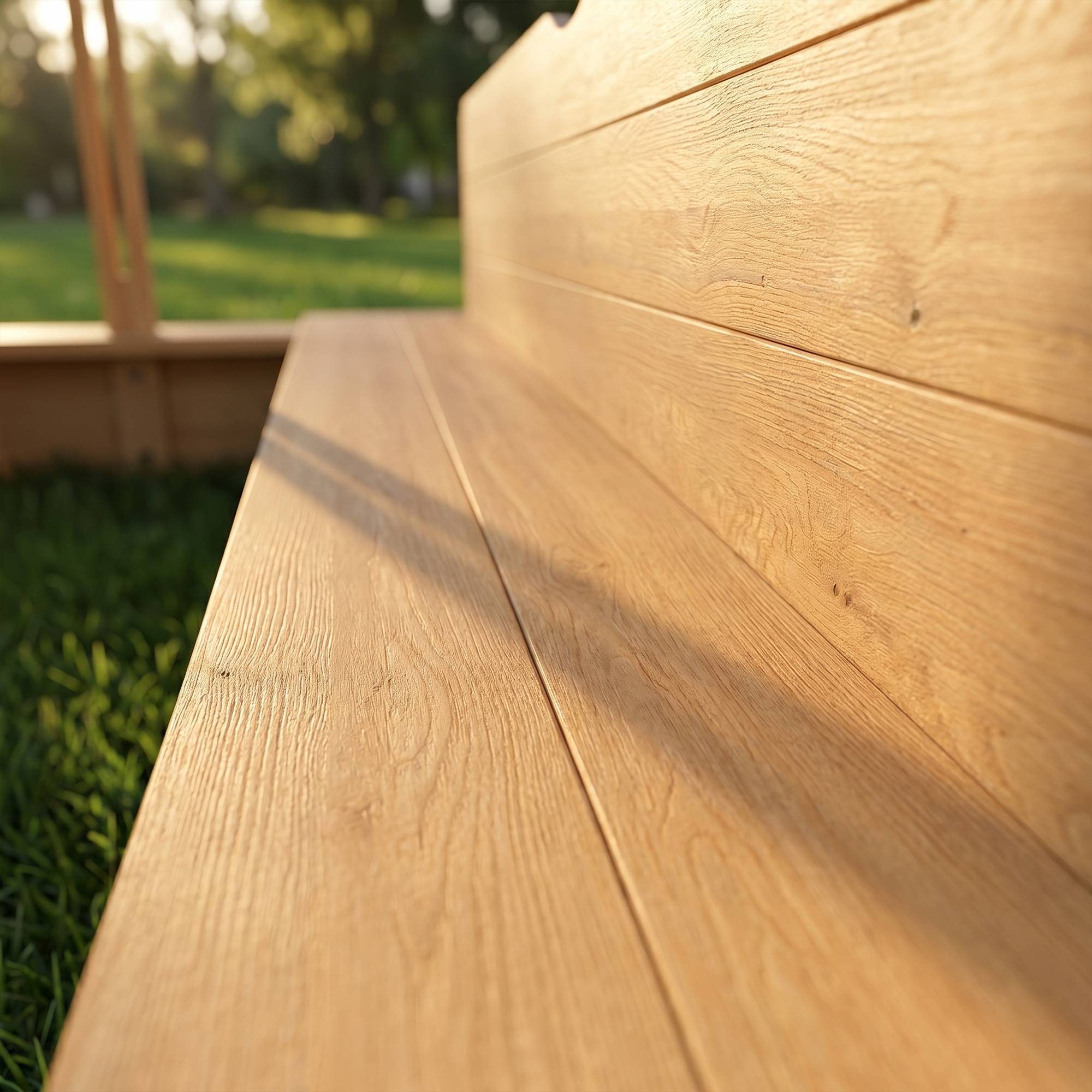 Outsunny - Bac à sable carré en bois pour enfant dim. 106L x 106l cm avec bancs et couvercle - auvent réglable - Outsunny - Imagen 8