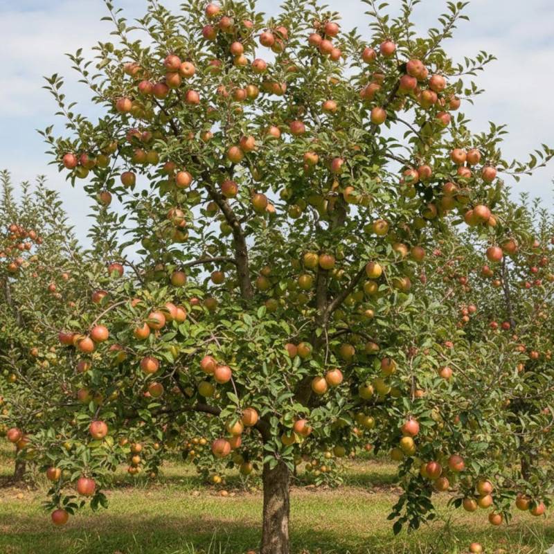 Pommier Winter Banana - Bon rendement - Pot de 10L - Gobelet 2 ans - 120/150 cm - De 3,00 m à 5,00 m - Imagen 4
