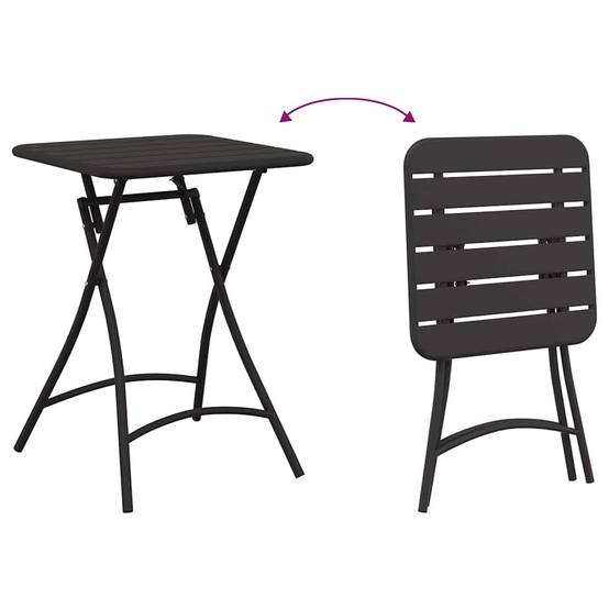 Maison Chic - Table de jardin | Table bistrot Anthracite 55 x 55 x 72,5 cm - Image 9