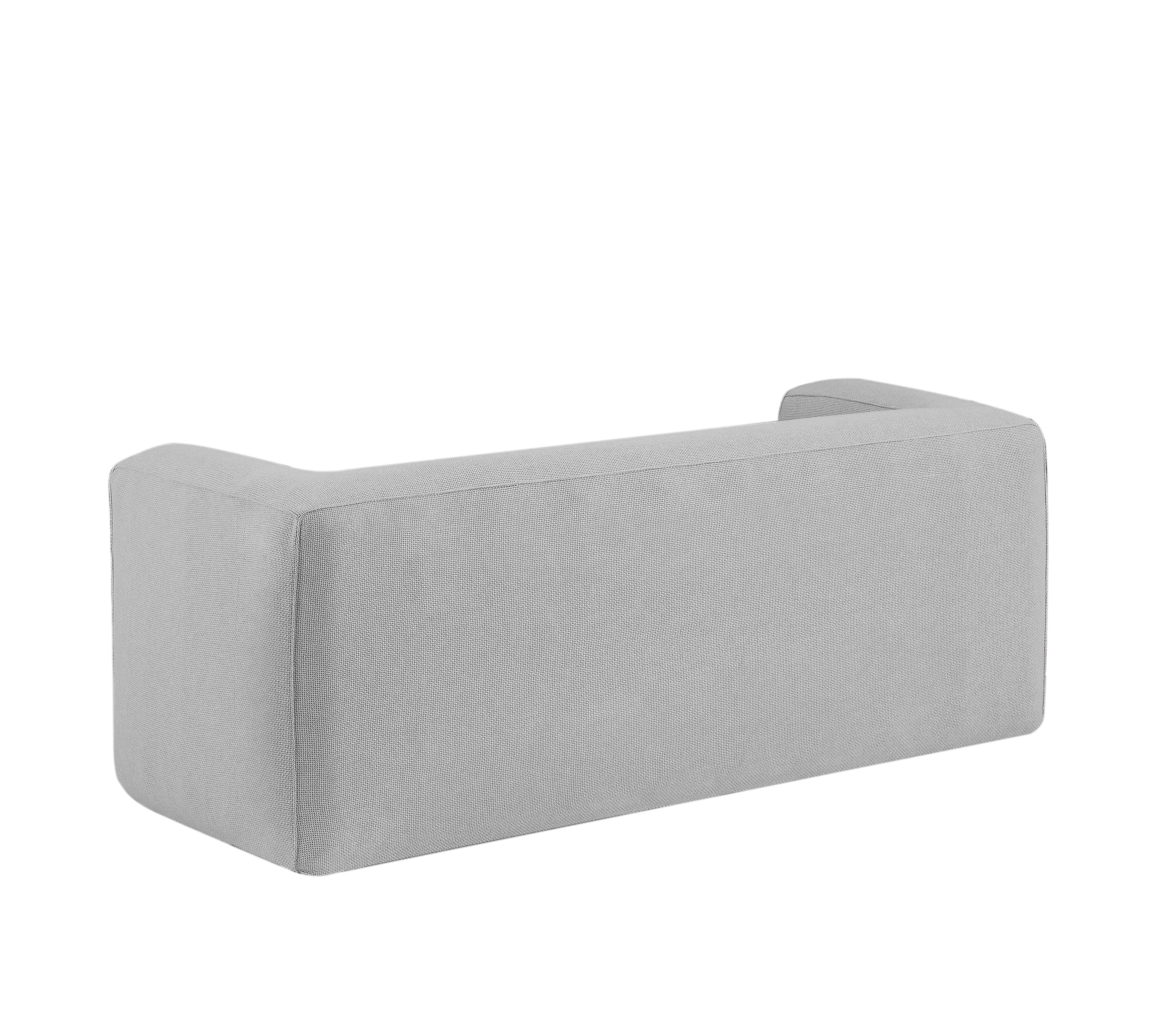 Canapé gonflable 2-3 places - Intérieur et extérieur - Couleur Gris clair - Terracotta - Imagen 3