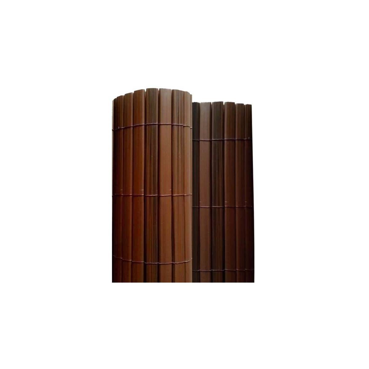 Canisse en PVC effet noyer double face qualité + (Lot de 6) 120 x 250 cm - Imagen 1