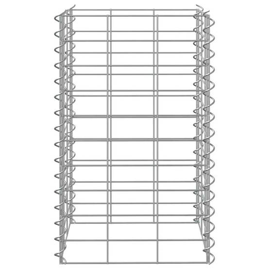 Jardinière | Lits surélevés en gabion 3 pcs 30x30x50 cm Fer - Image 7