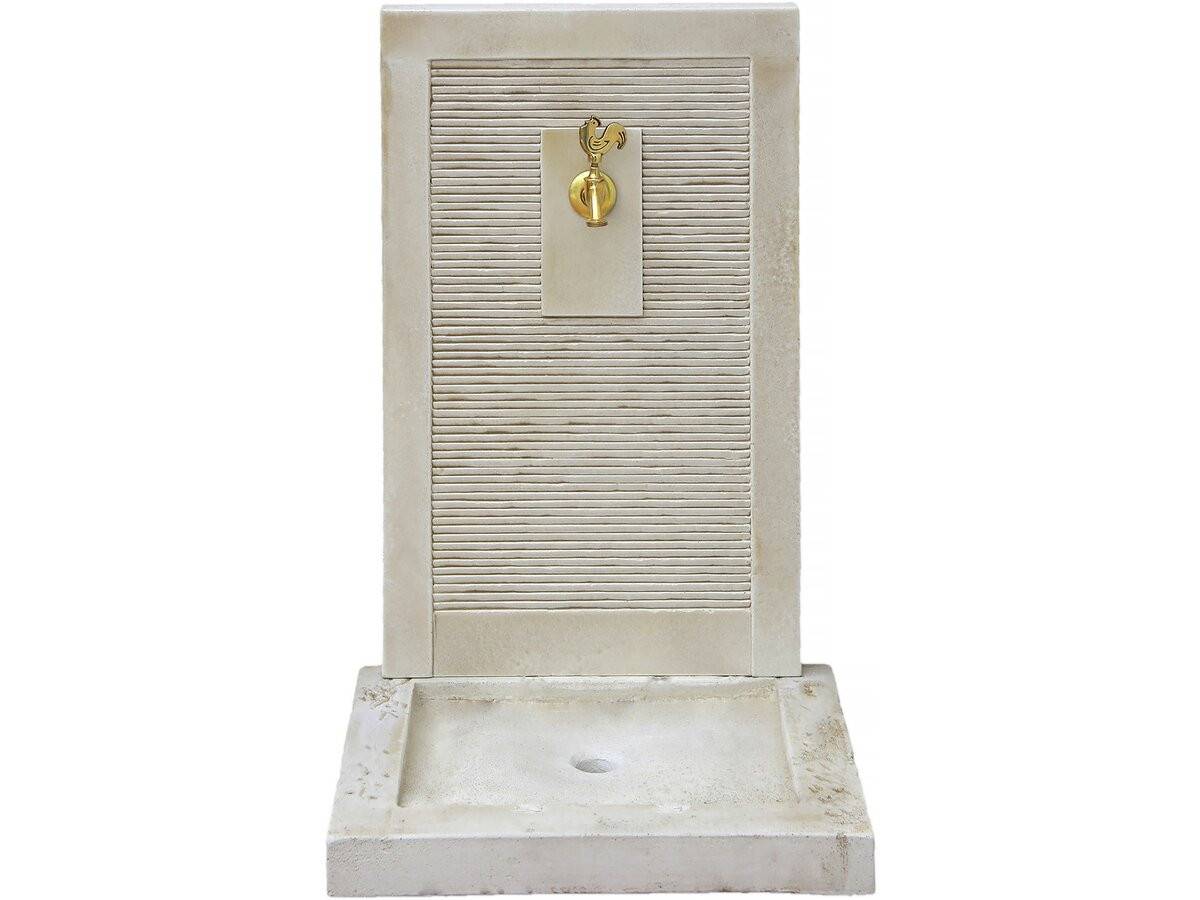 Habitat Et Jardin - Fontaine "etna" - En Pierre Reconstituée - 57 X 42 X 87 Cm Beige -habitat Et Jardin - Imagen 1