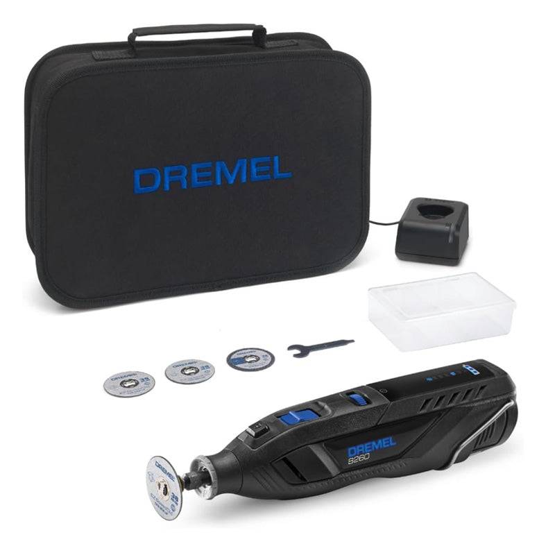 Outil Rotatif Multifonction Sans-fil connecté 12V DREMEL 8260 avec 5 accessoires, 1 batterie 3Ah, 5 000 à 30 000 tr/min Dremel - Imagen 1