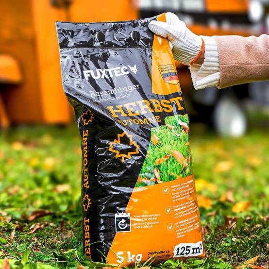 FUXTEC - Engrais gazon automne FUXTEC FX-RDH10 potassium 2x sacs 5 kg pour 500 m2 granulés solubles fabrication allemande - Image 4