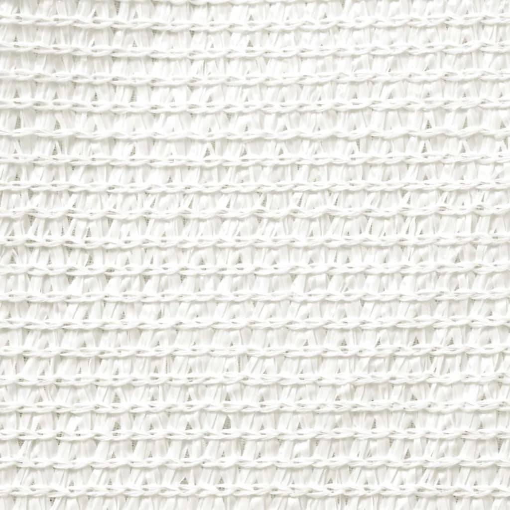 Helloshop26 - Voile d'ombrage PEHD rectangulaire 4 x 6 m blanc - Imagen 2