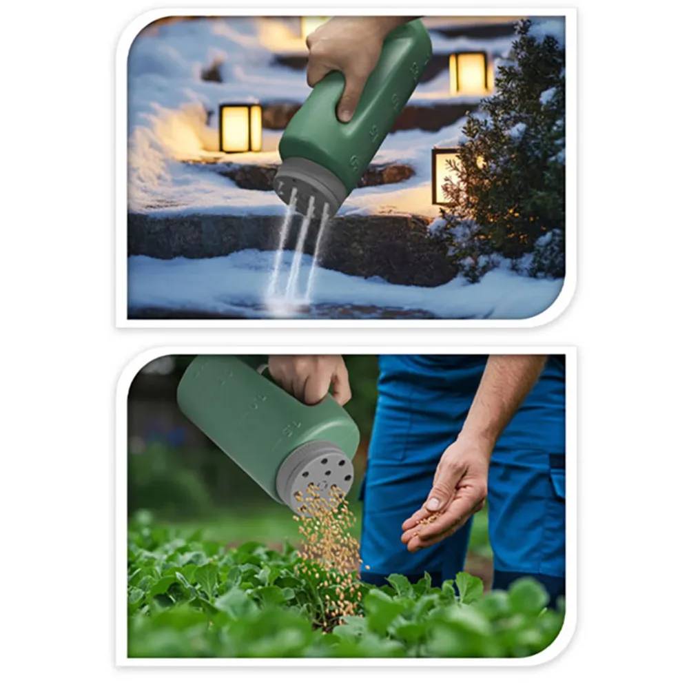 Épandeur à main Progarden® 2L - Distributeur d'engrais et graines vert Progarden - Image 3