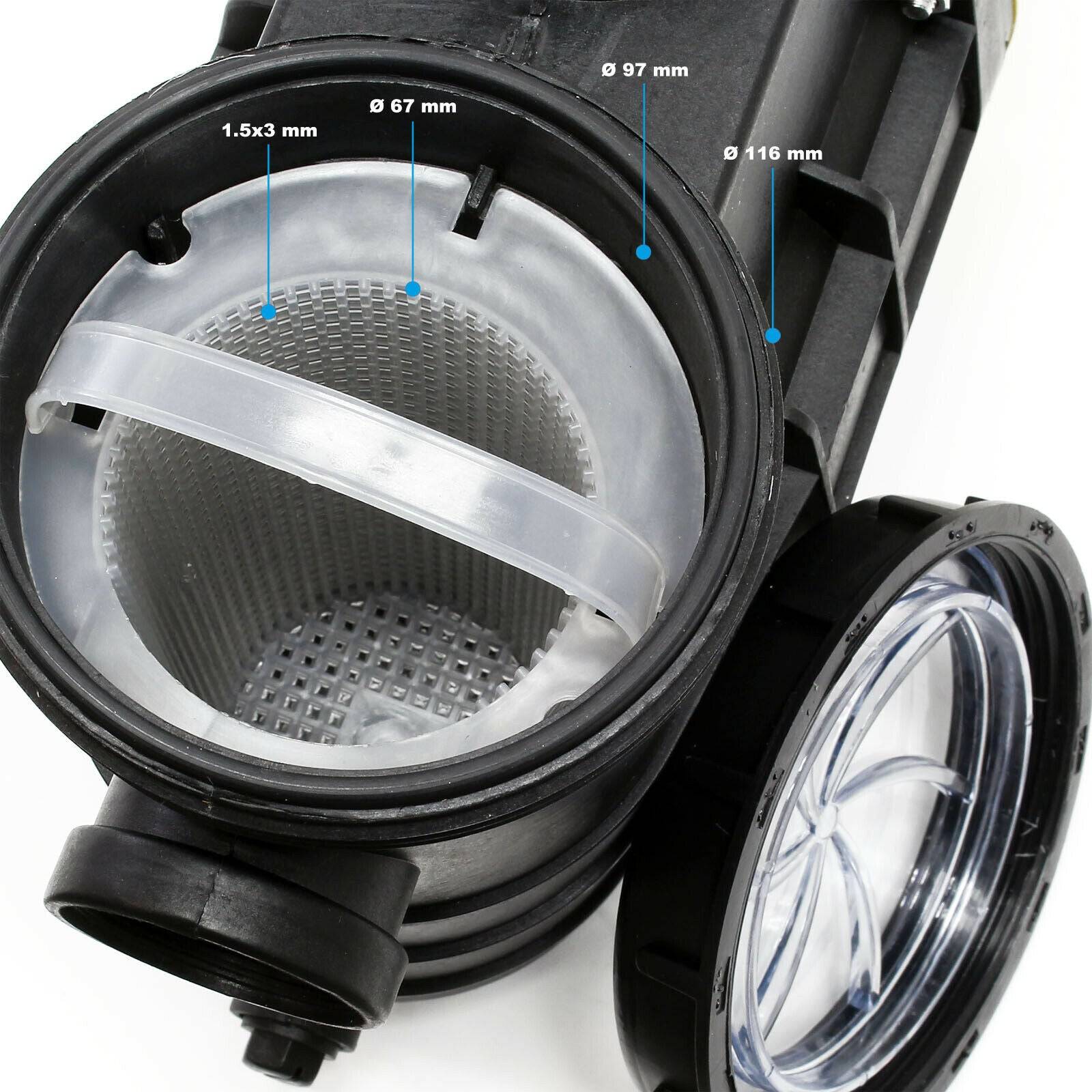 Helloshop26 - Pompe piscine 5000l/h 220 watts pompe filtration circulation pool - Imagen 6