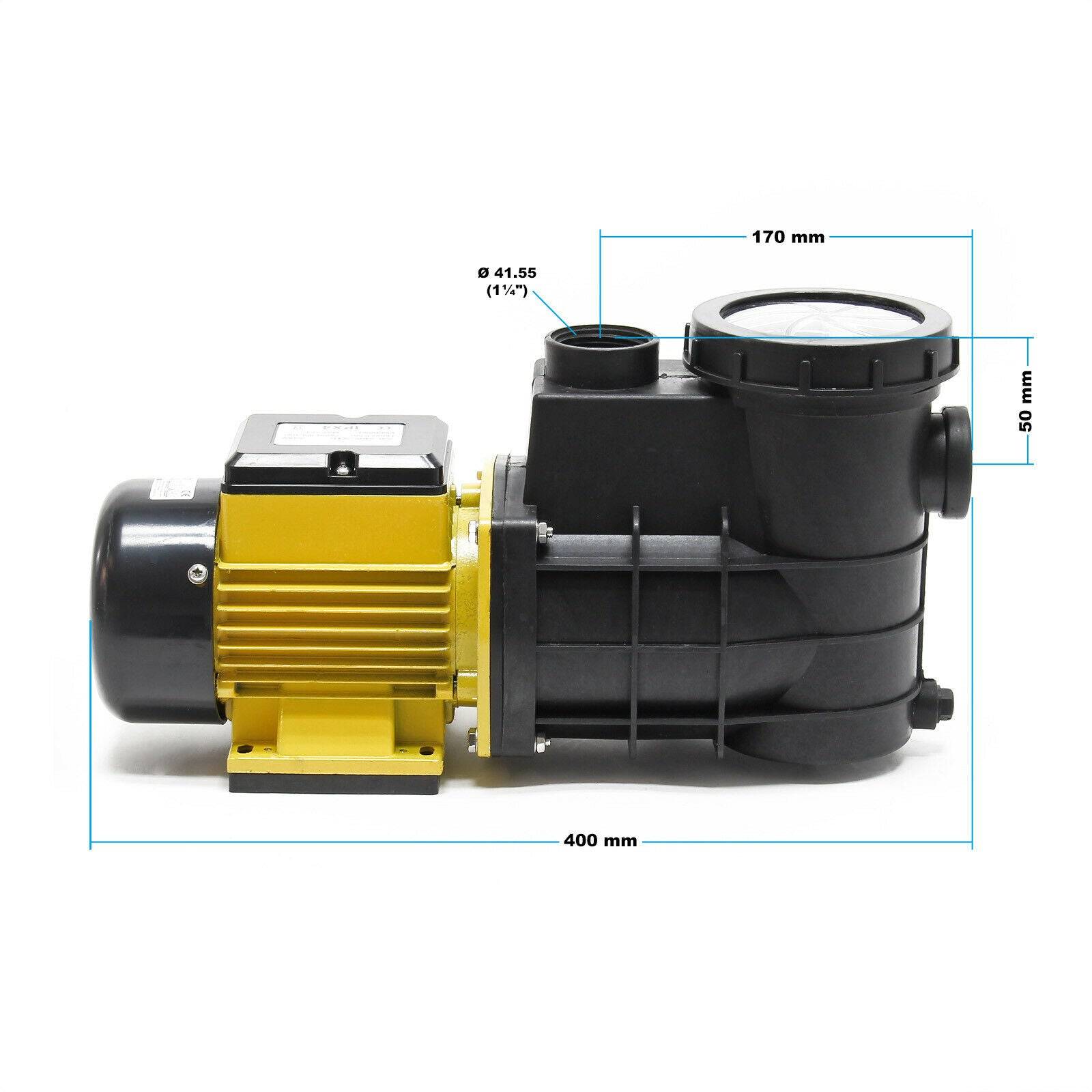 Helloshop26 - Pompe piscine 5000l/h 220 watts pompe filtration circulation pool - Imagen 4