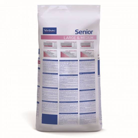 Croquettes Virbac Senior Large & Medium Sac 12 kg - Image 2