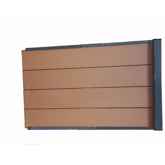 kit extension complet pour clôture composite 1,50 ML x 1,80 H (3 coloris) - Coloris - Brun rouge, Hauteur - 180 cm, Longueur - 150 cm - Image 2