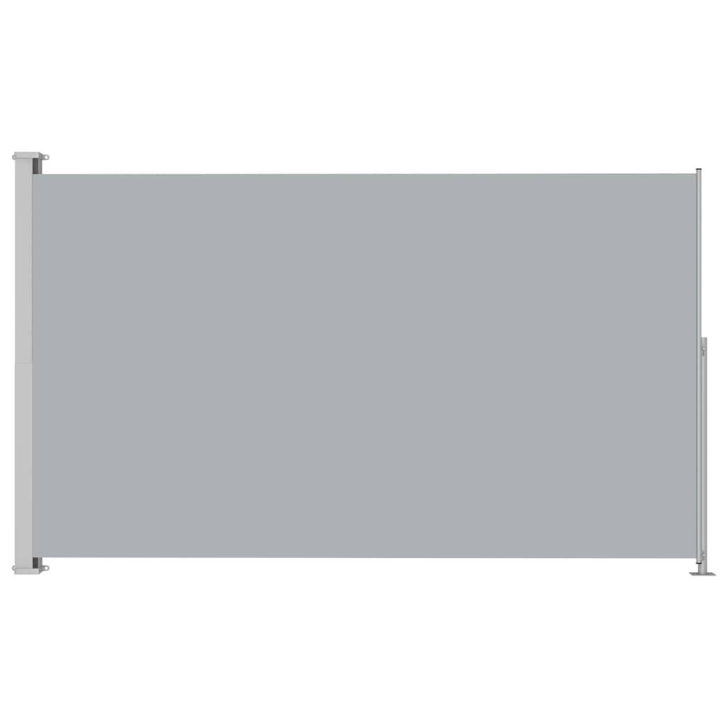 Helloshop26 - Auvent latéral rétractable de patio 180 x 300 cm gris - Imagen 1